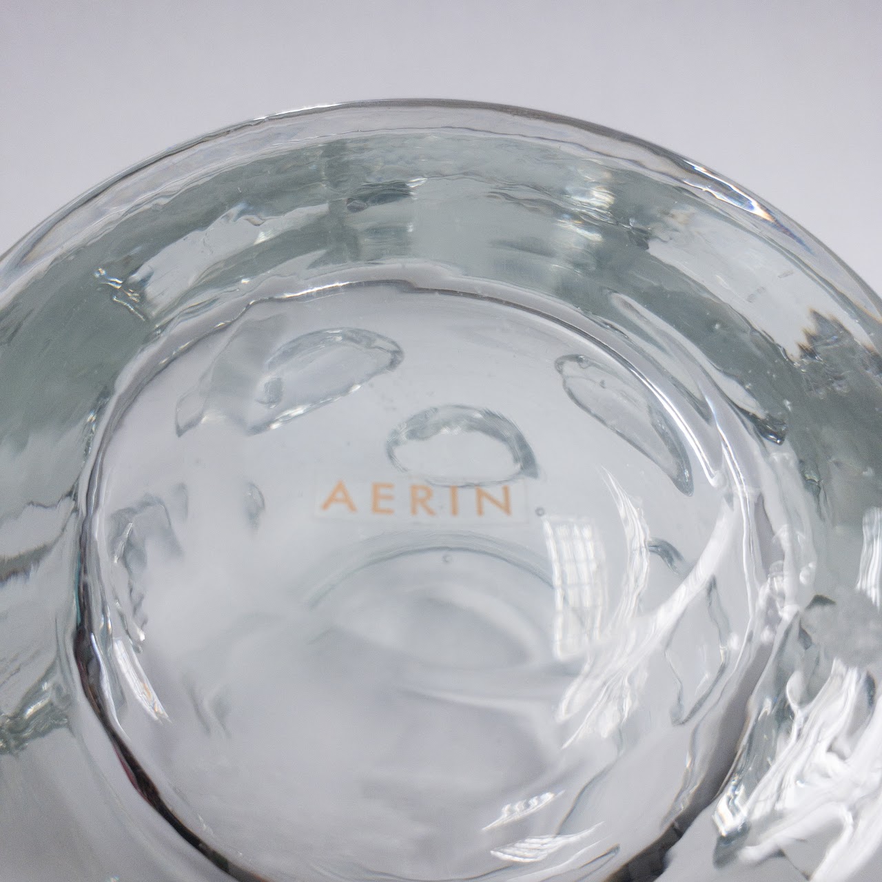 Aerin  Dimpled Glass Vase