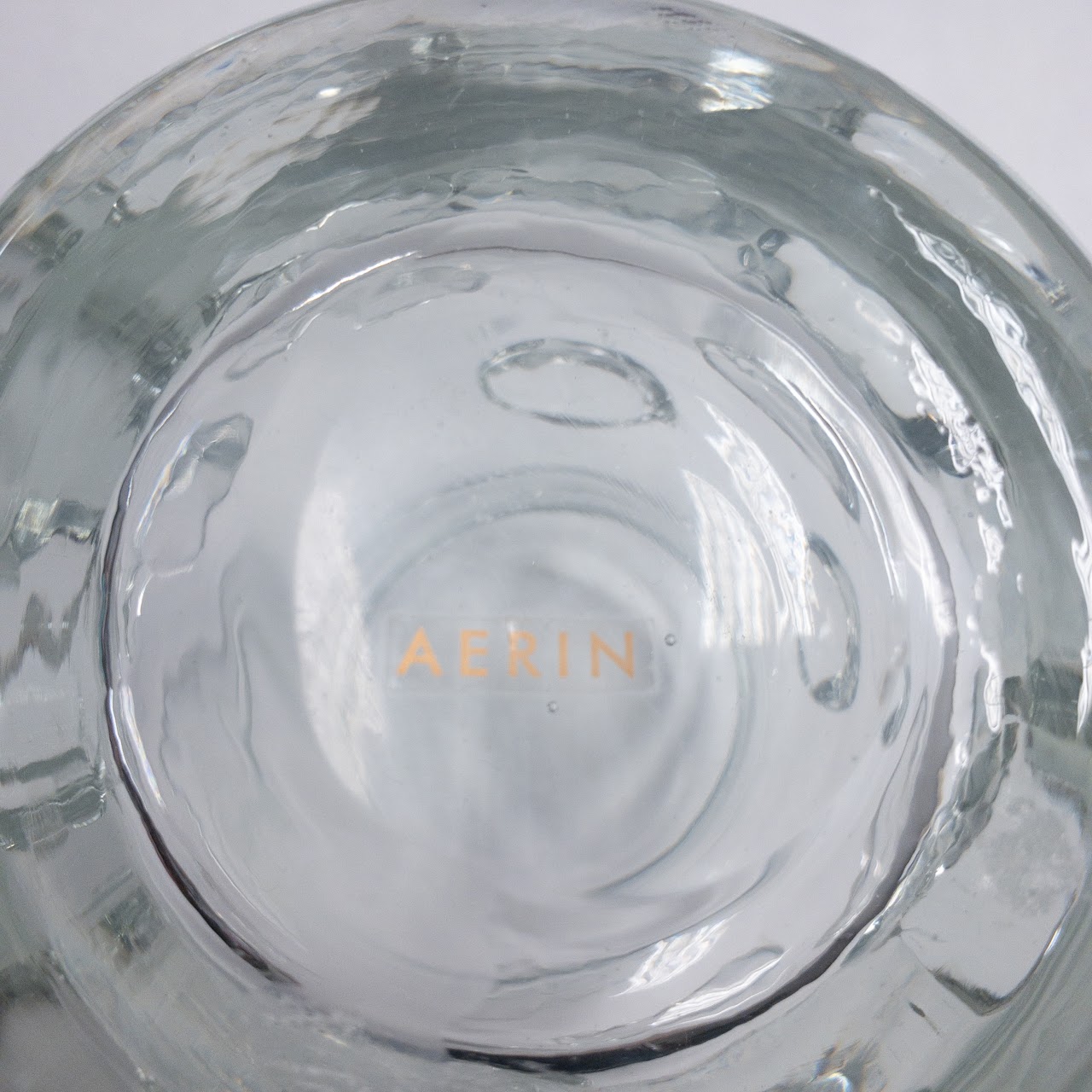 Aerin  Dimpled Glass Vase