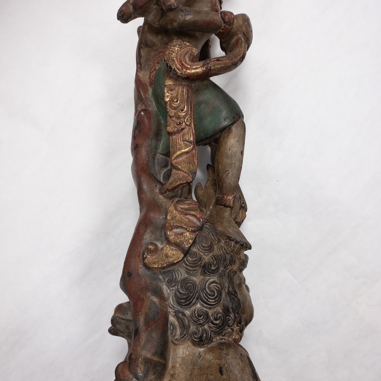 Indonesian Hand Carved 30" Statue