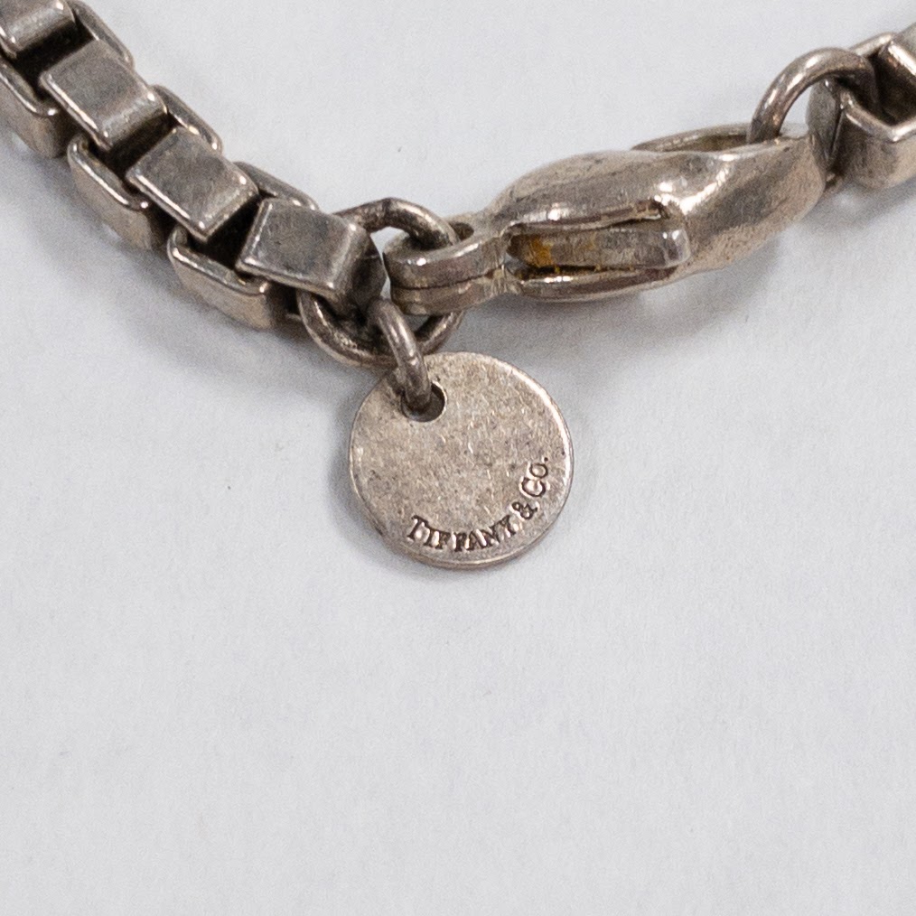 Tiffany & Co. Sterling Silver Box Link Bracelet