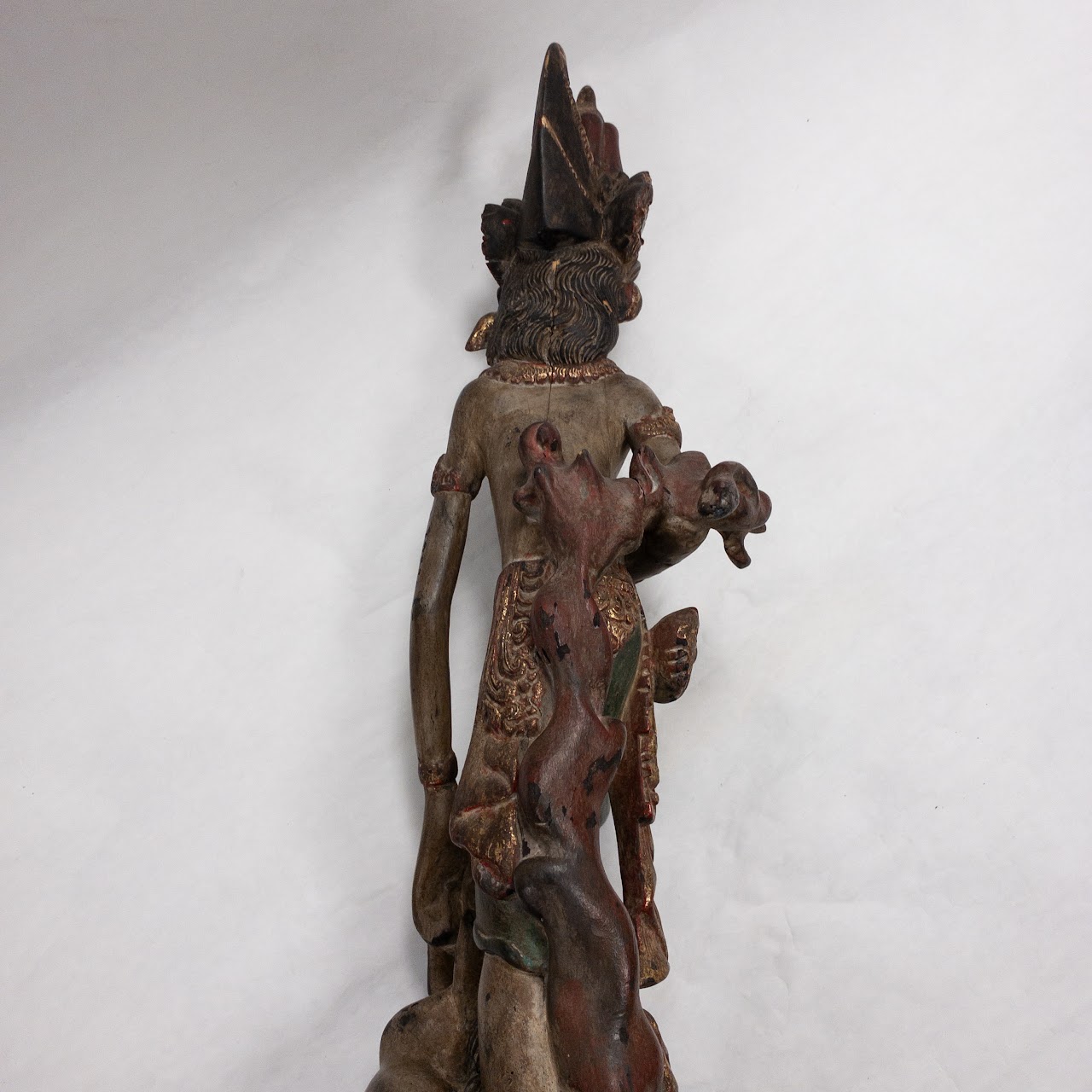 Indonesian Hand Carved 30" Statue