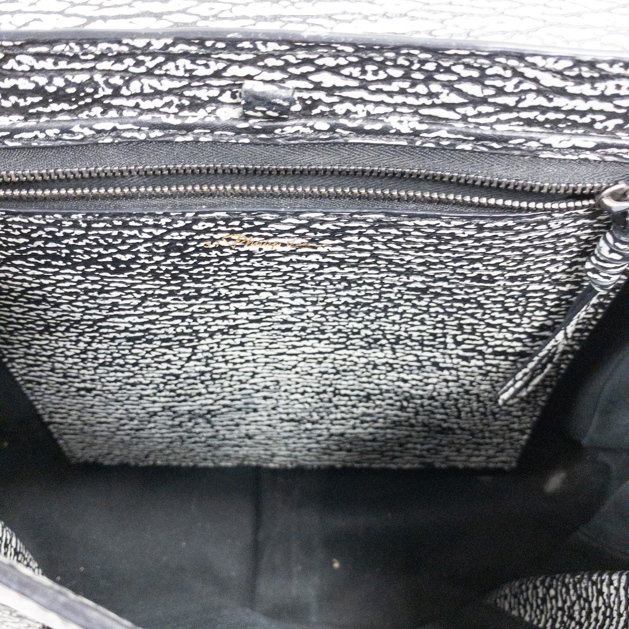 3.1 Phillip Lim Shark Embossed Leather Pashli Satchel Bag
