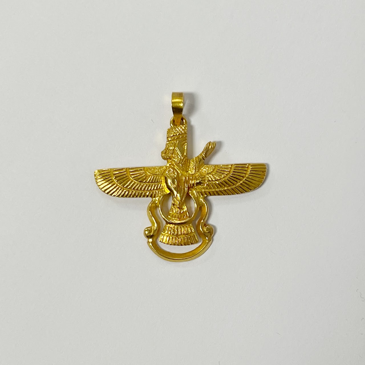 18K Gold Farvahar Pendant