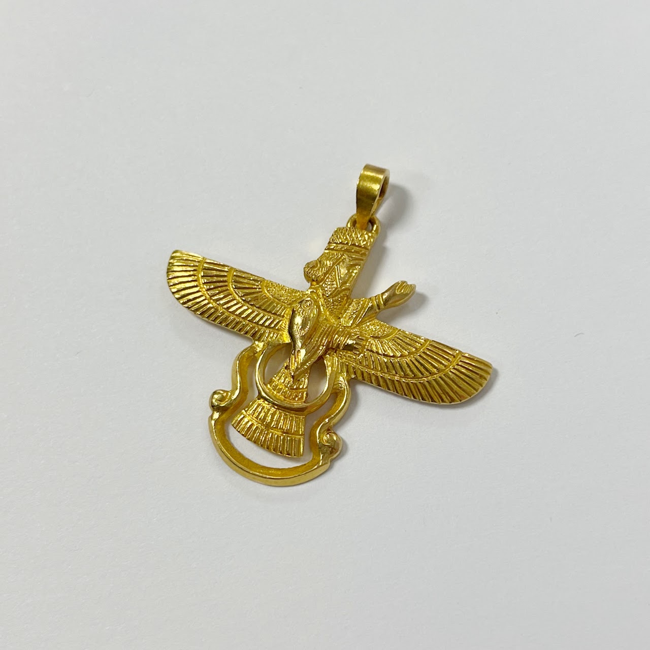 18K Gold Farvahar Pendant