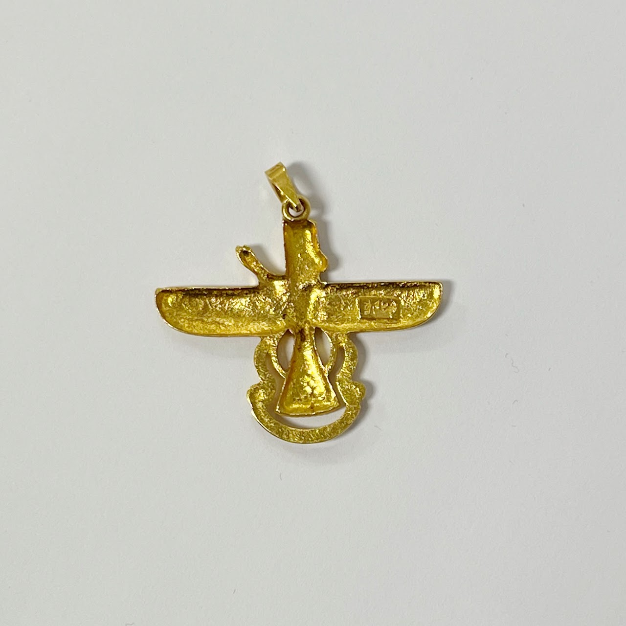 18K Gold Farvahar Pendant