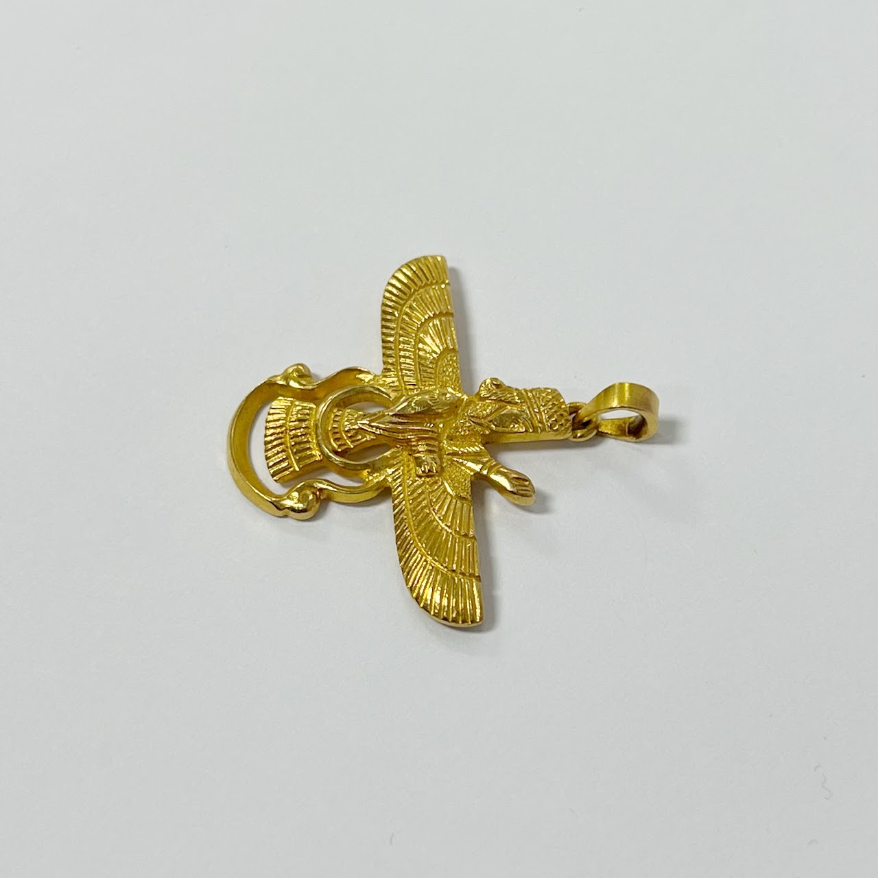 18K Gold Farvahar Pendant