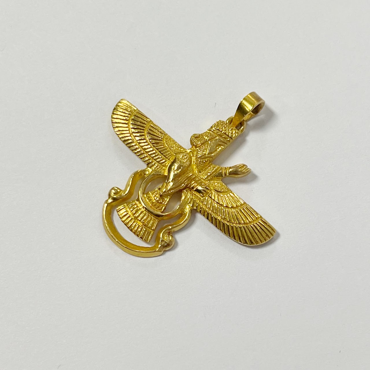 18K Gold Farvahar Pendant