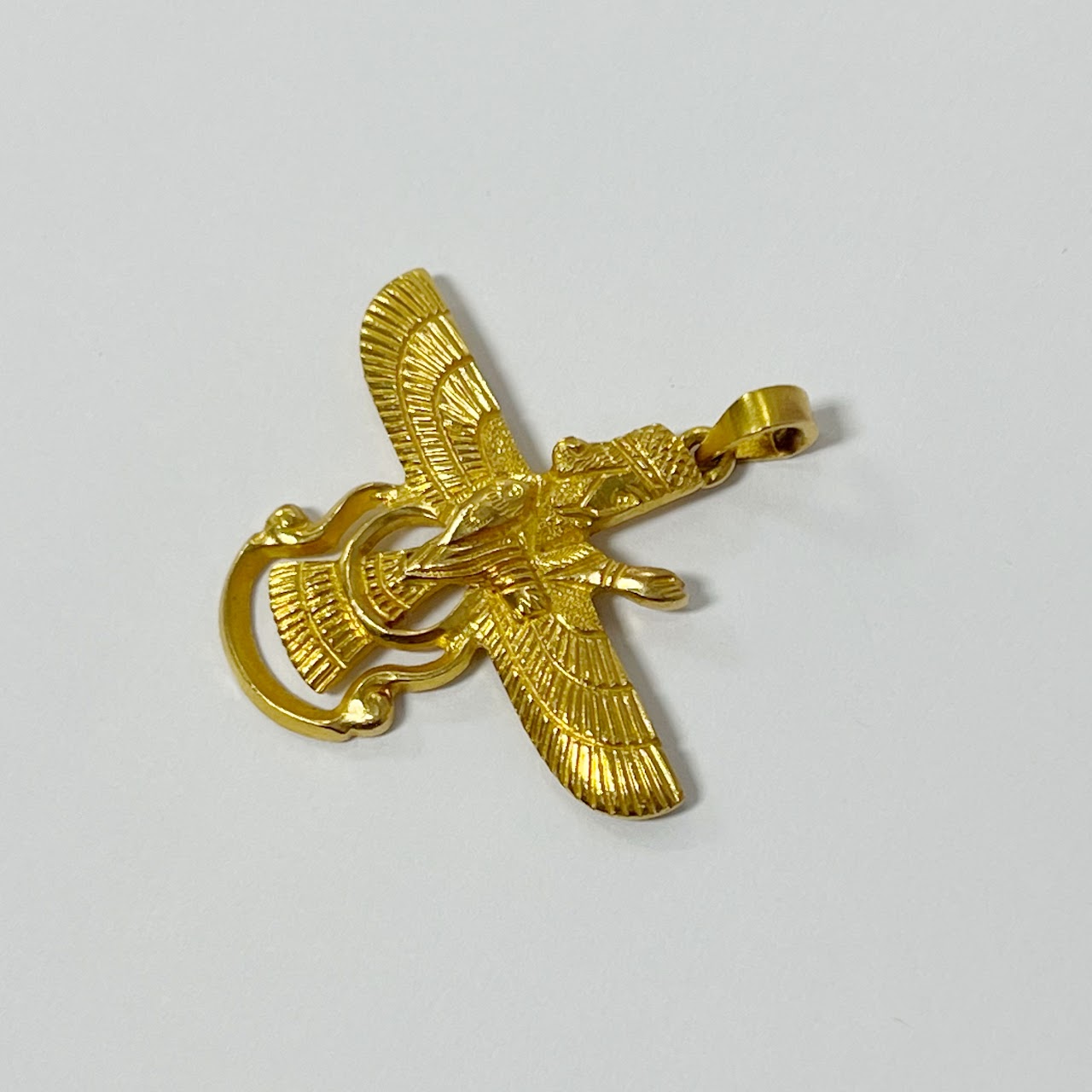 18K Gold Farvahar Pendant