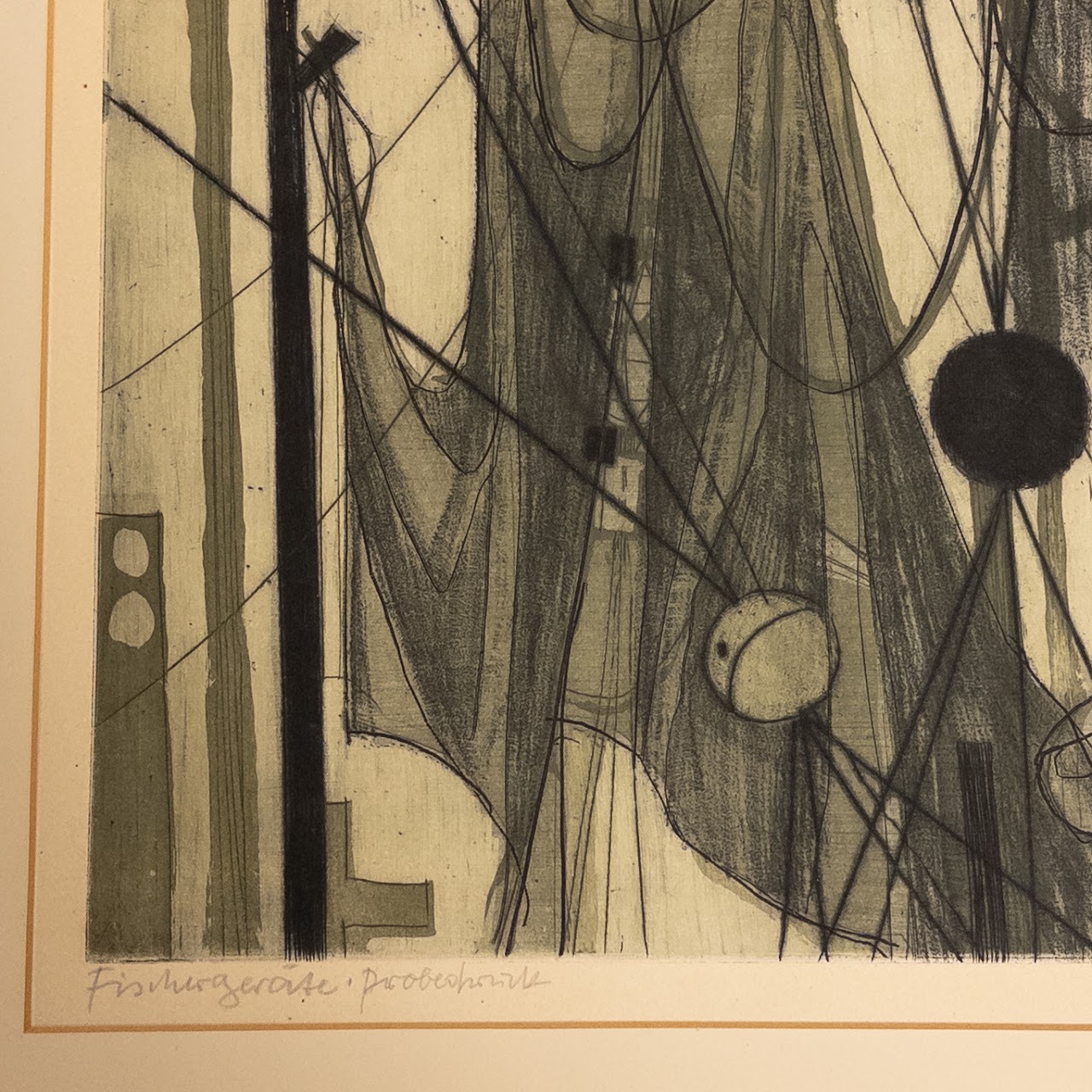 Otto Eglau Signed Etching