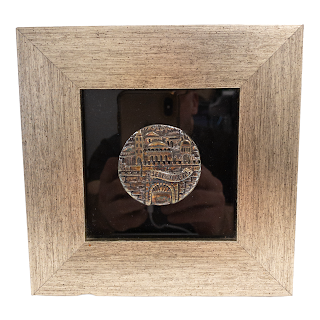 Framed Sterling Silver Medallion