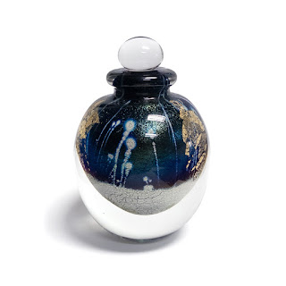 Robert Eickholt Art Glass Perfume Bottle