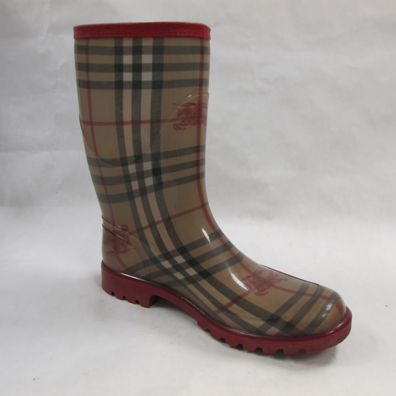 Make a Splash: Burberry Haymarket Splash Rain Boot Collection
