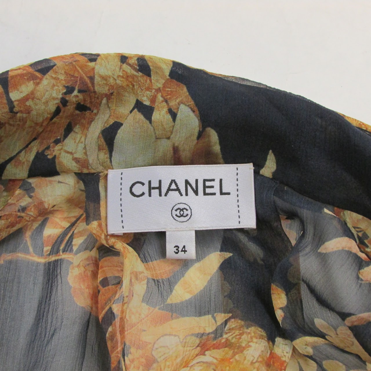 Chanel Sheer Silk Blouse