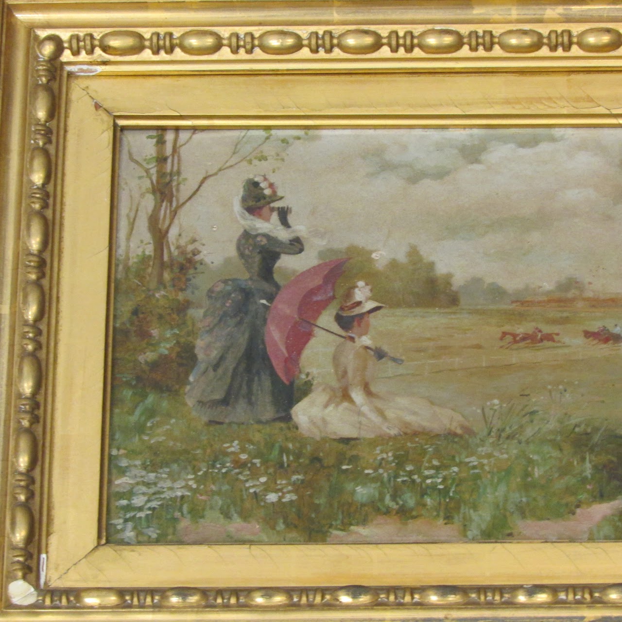 George Y. Curtis Signed Antique Oil Painting