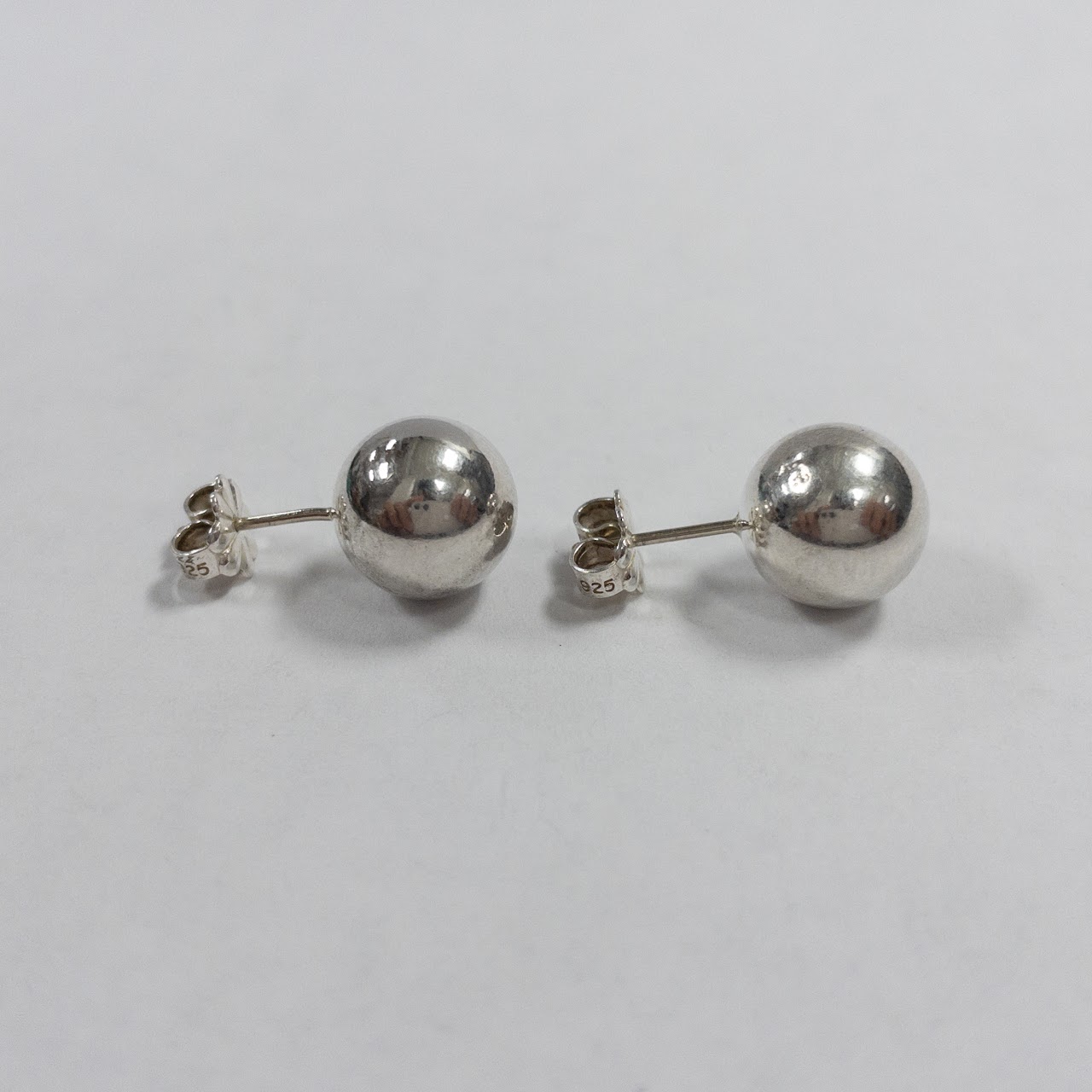 Tiffany & Co. Sterling Silver Ball Stud Earrings