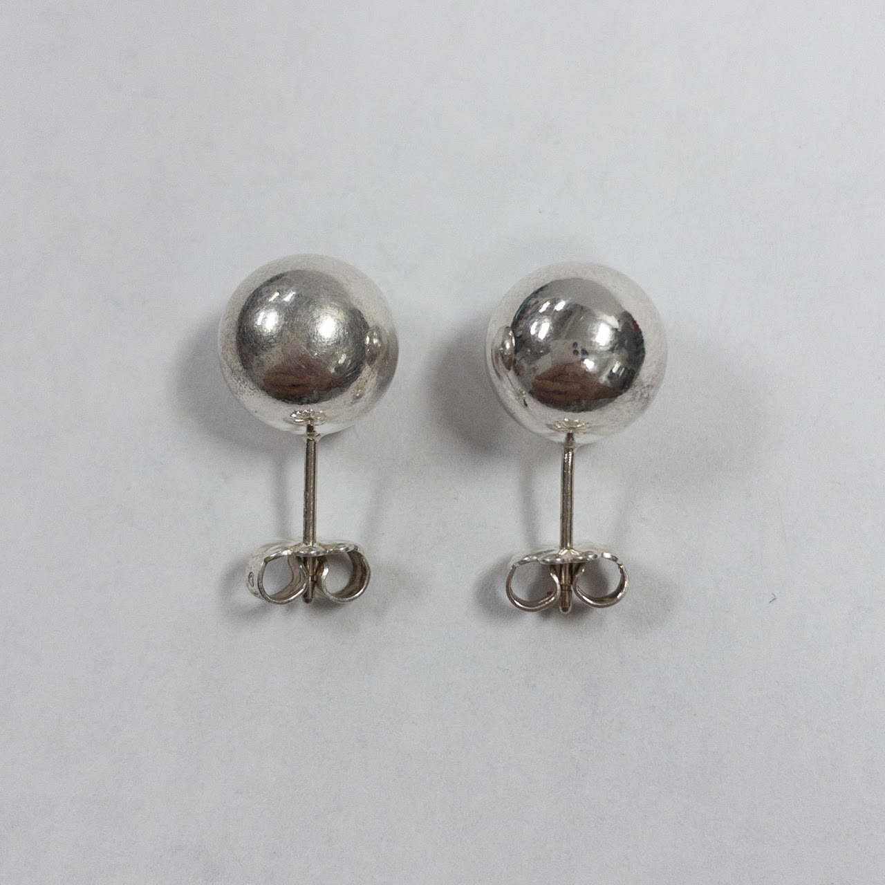 Tiffany & Co. Sterling Silver Ball Stud Earrings