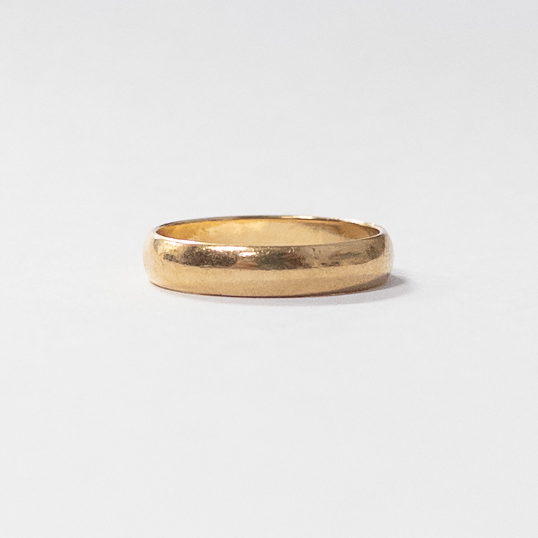 14K Gold Band Ring