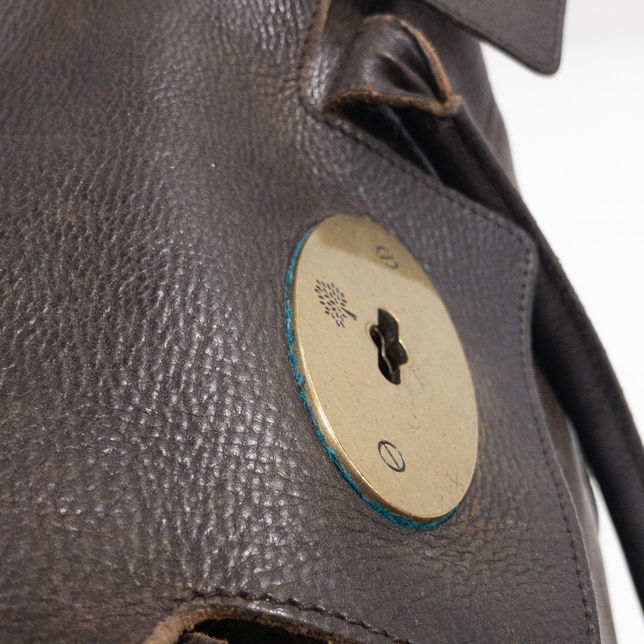 Mulberry Brown Flap Satchel