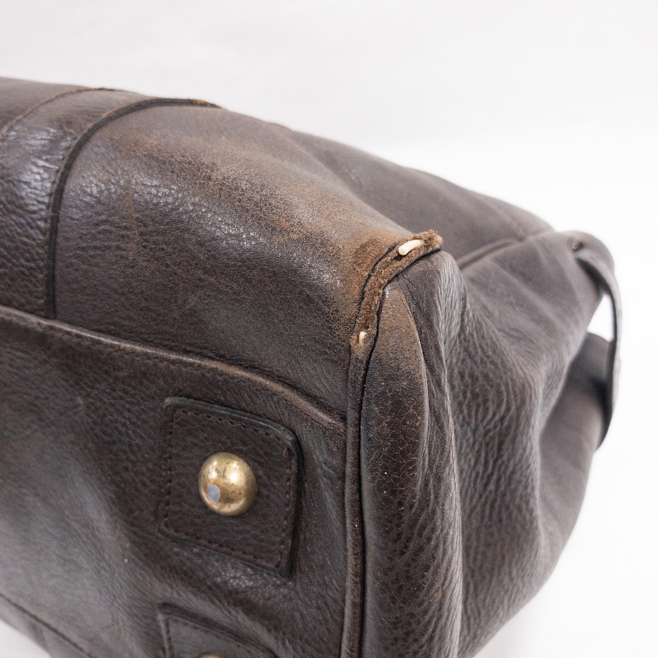 Mulberry Brown Flap Satchel