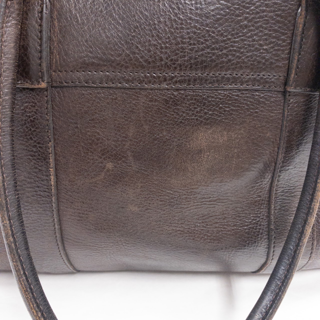 Mulberry Brown Flap Satchel