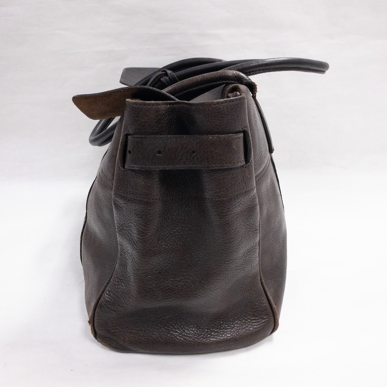 Mulberry Brown Flap Satchel