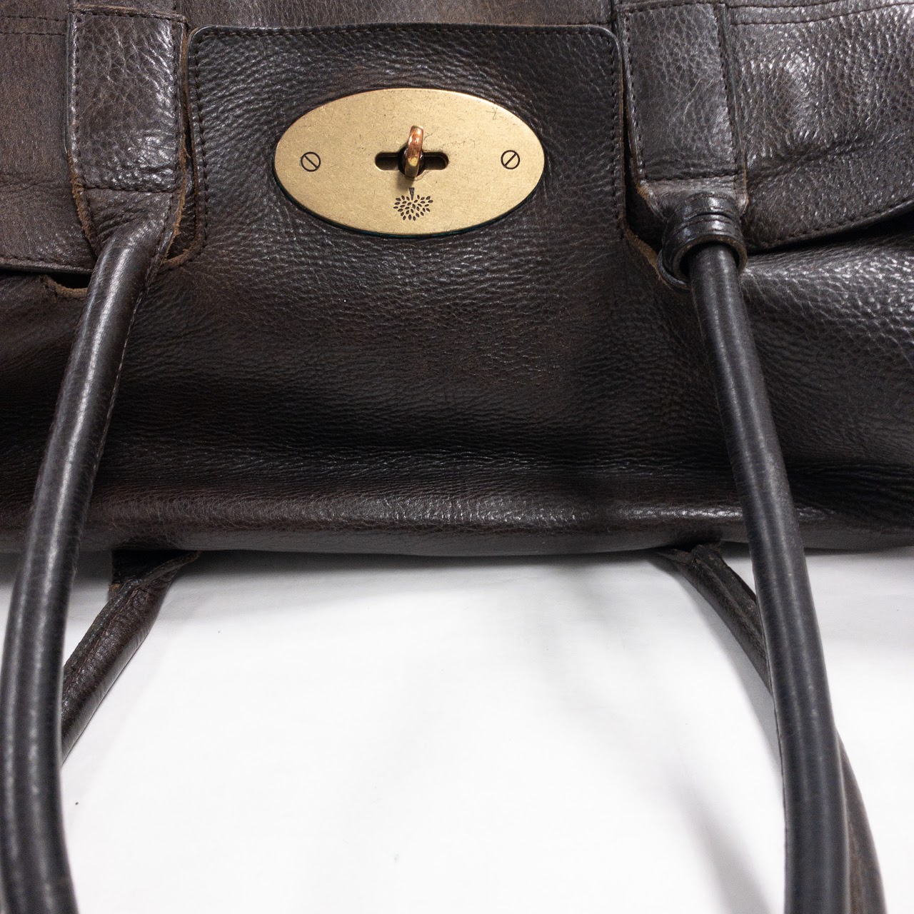 Mulberry Brown Flap Satchel