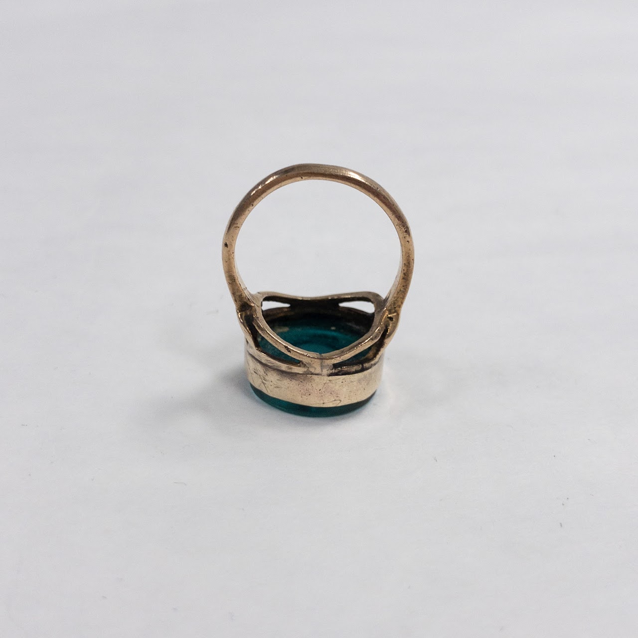 9K Gold Carved Intaglio Ring