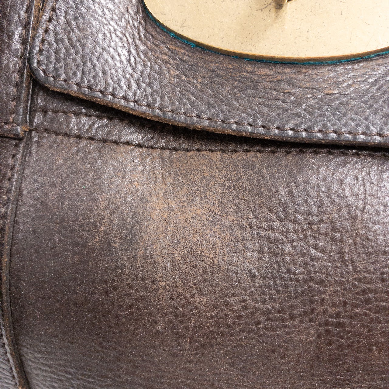 Mulberry Brown Flap Satchel