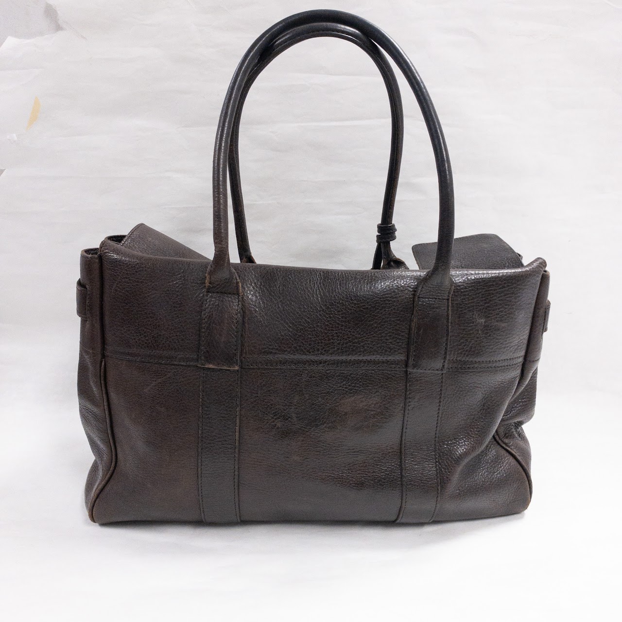 Mulberry Brown Flap Satchel