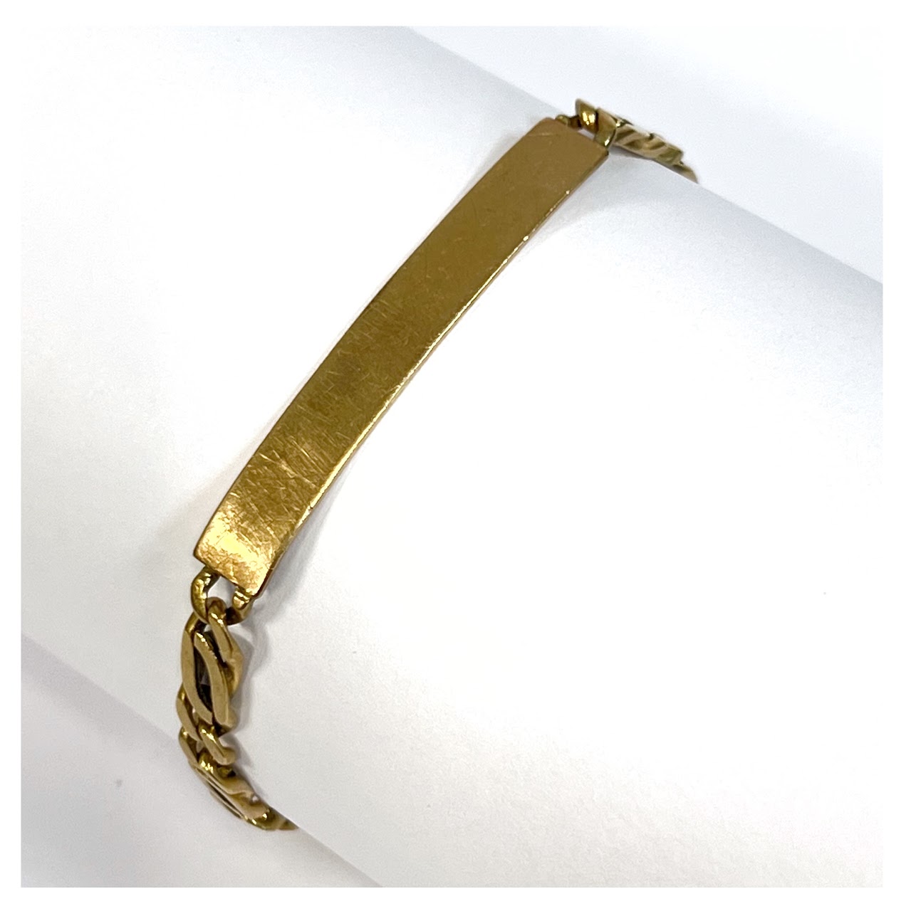 14K Gold ID Bracelet