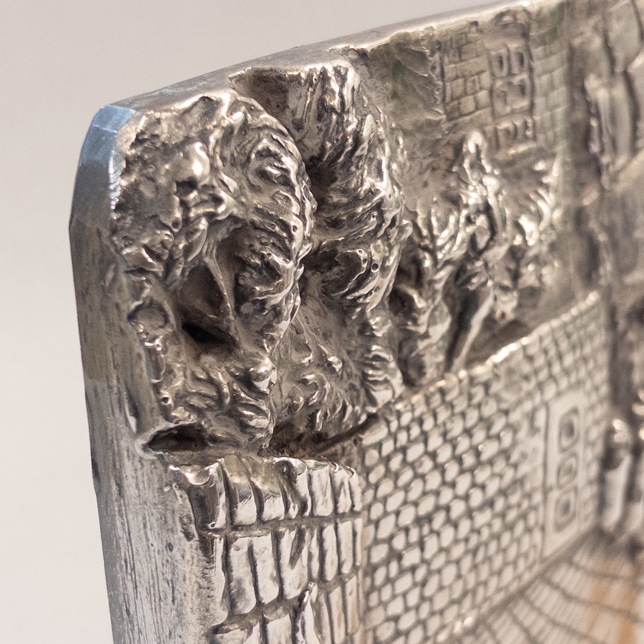 Sterling Silver Wailing Wall Sculpture by Isaac Jeheskel