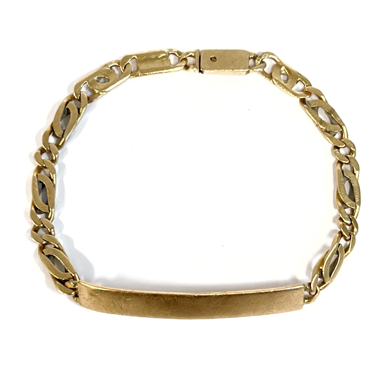 14K Gold ID Bracelet