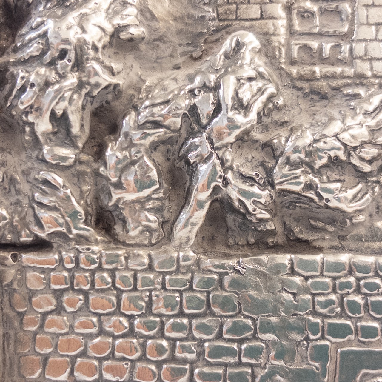 Sterling Silver Wailing Wall Sculpture by Isaac Jeheskel