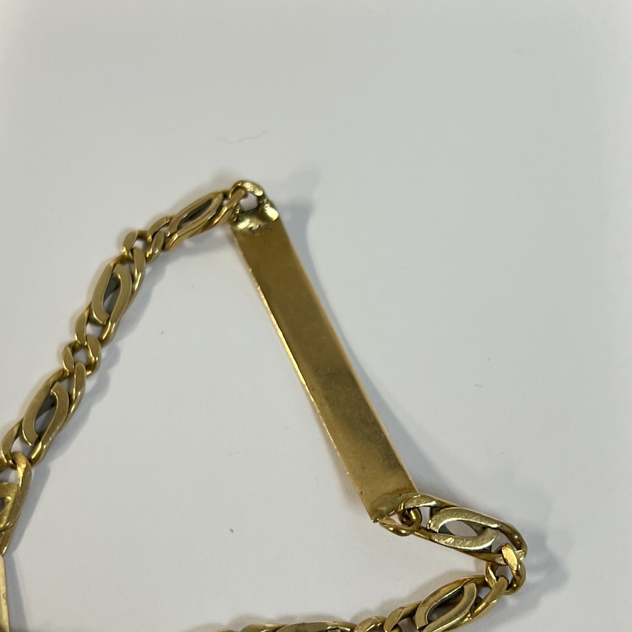 14K Gold ID Bracelet