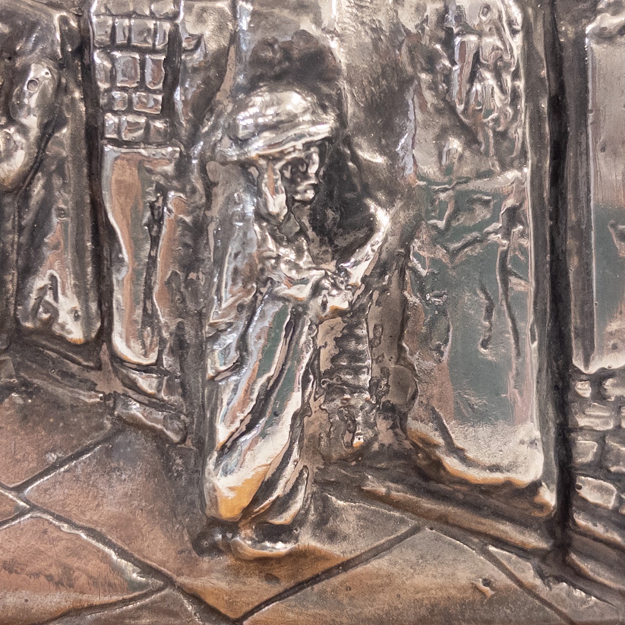 Sterling Silver Wailing Wall Sculpture by Isaac Jeheskel