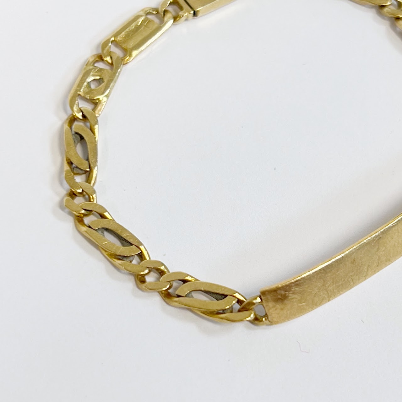 14K Gold ID Bracelet