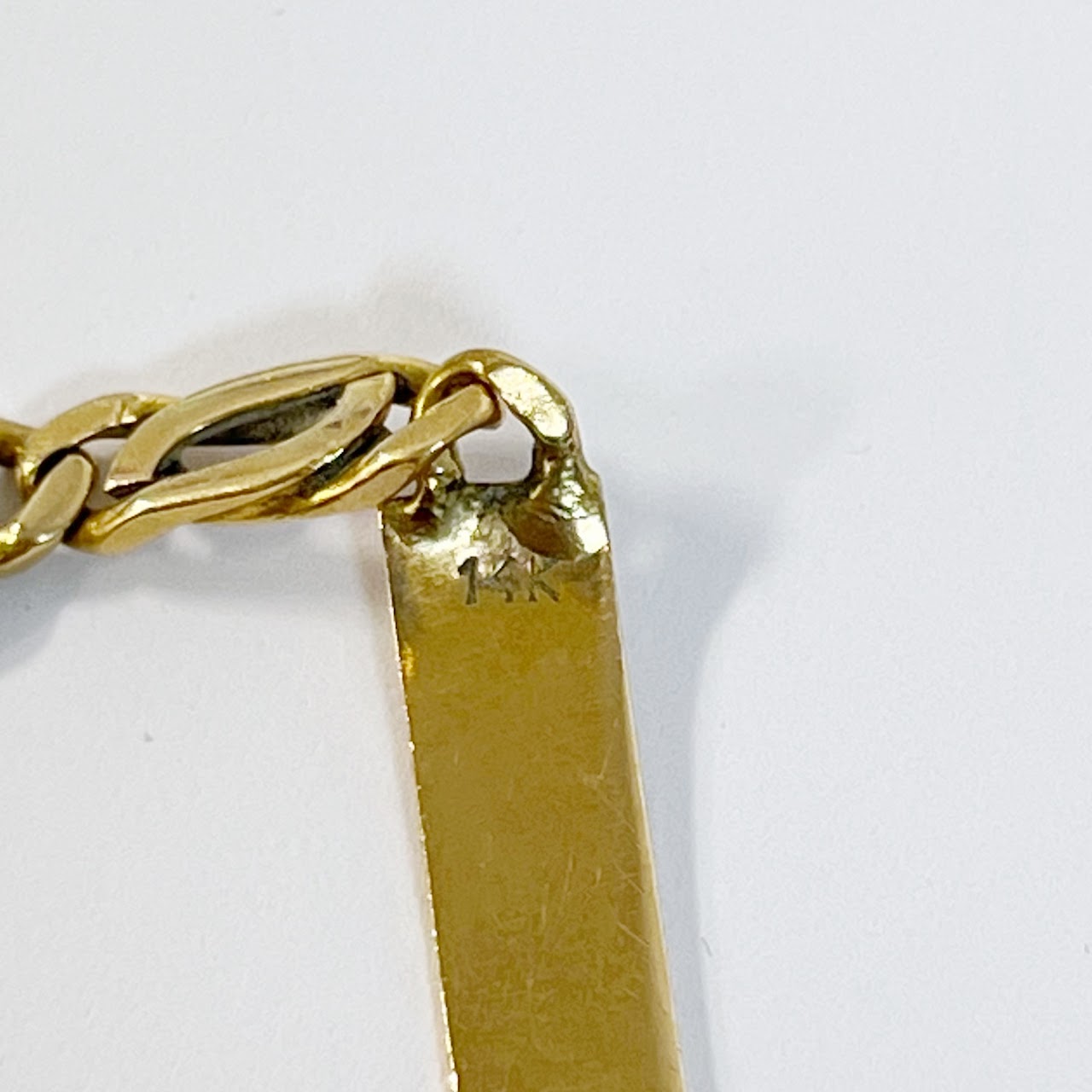 14K Gold ID Bracelet