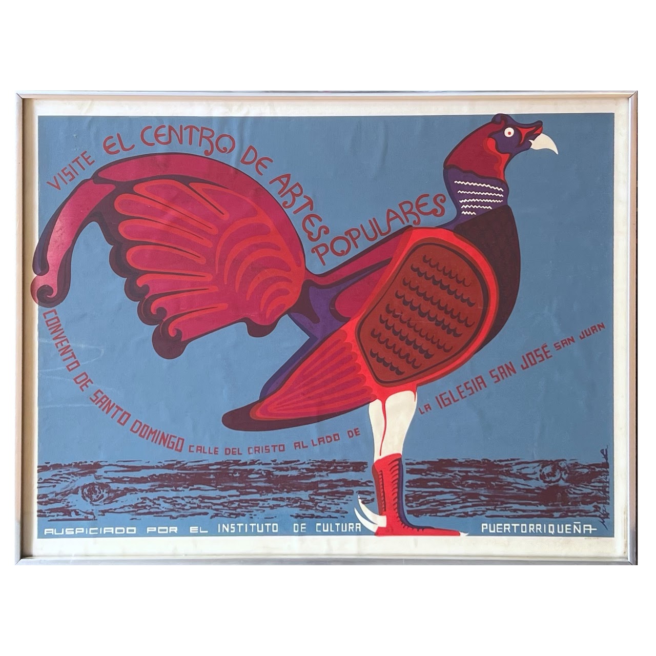 Manuel García Fonteboa Puerto Rico Center of Popular Arts Silkscreen Print