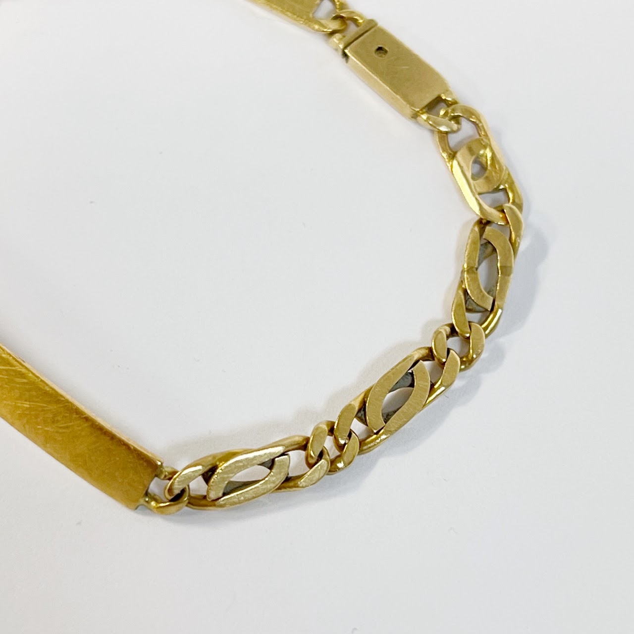 14K Gold ID Bracelet