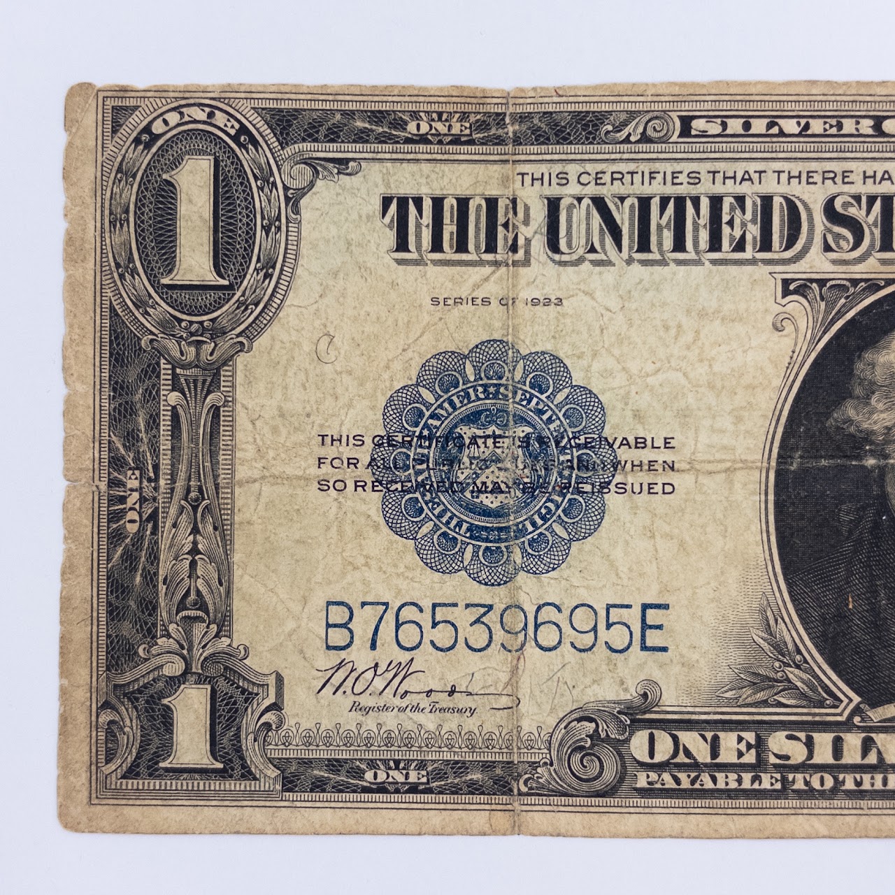 Two Antique Paper Dollar Certificates