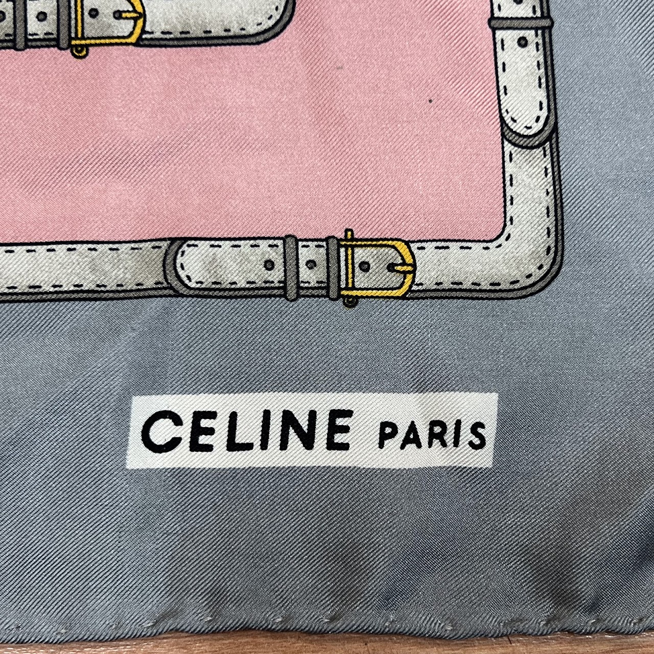 Céline Victorian Stagecoach Vintage Silk Scarf