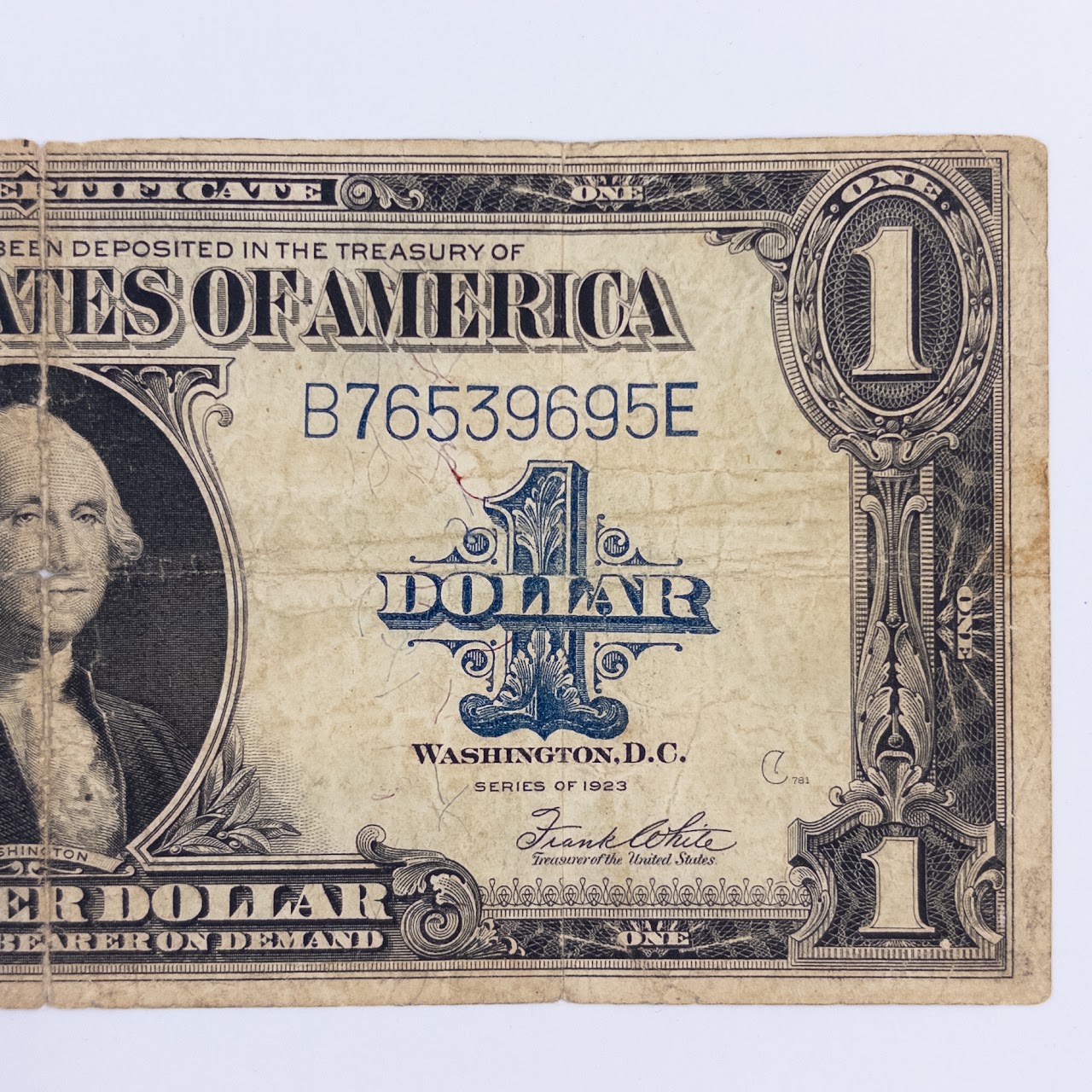 Two Antique Paper Dollar Certificates