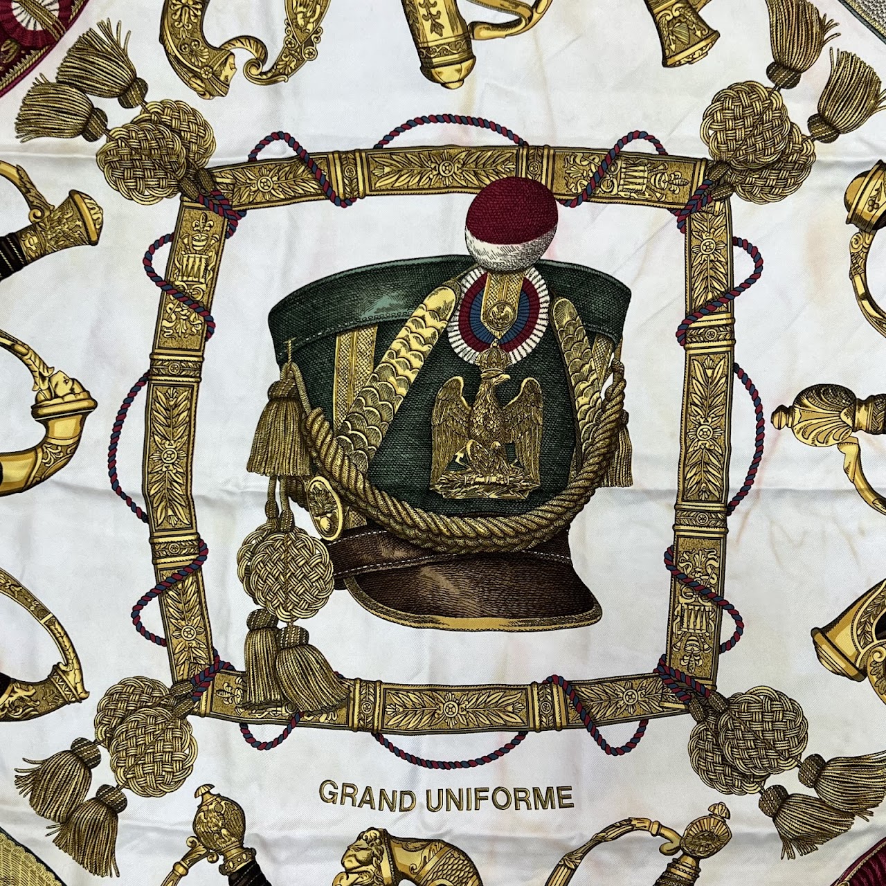 Hermès Grand Uniforme Carre 90 Silk Scarf