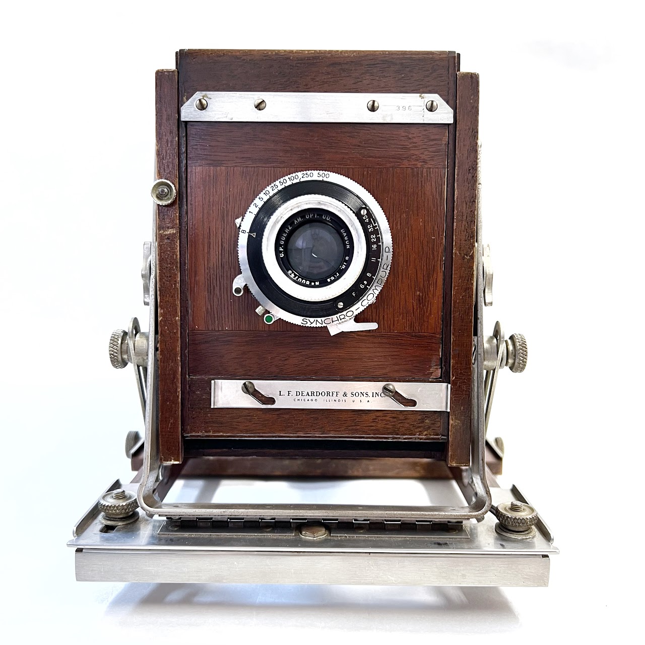 L. F. Deardorff & Sons V Series 4x5 Large Format Camera Body and 6" (152mm) lens