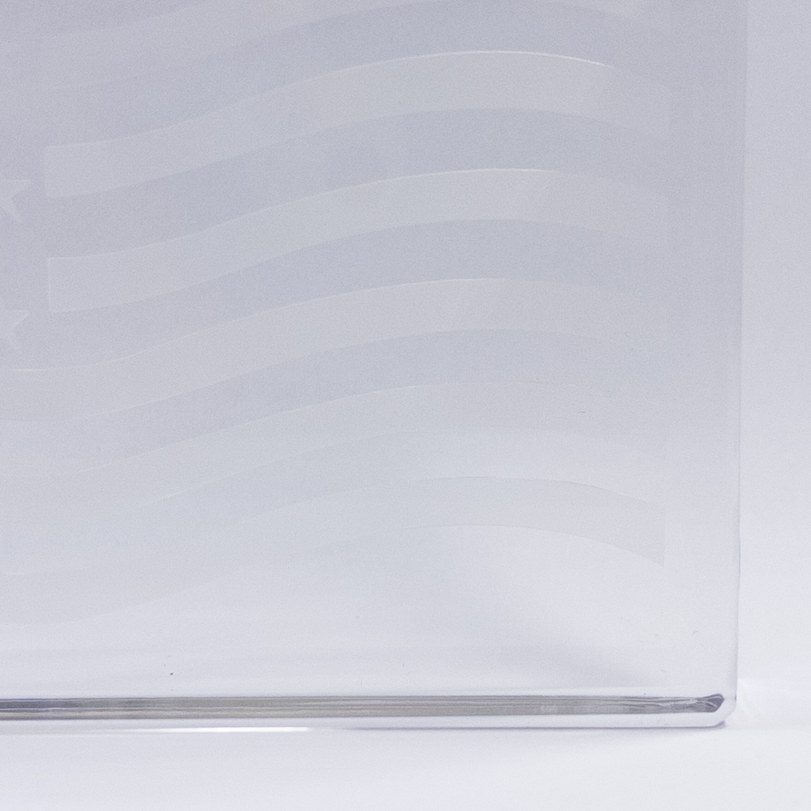 Tiffany & Co. Crystal American Flag Paperweight