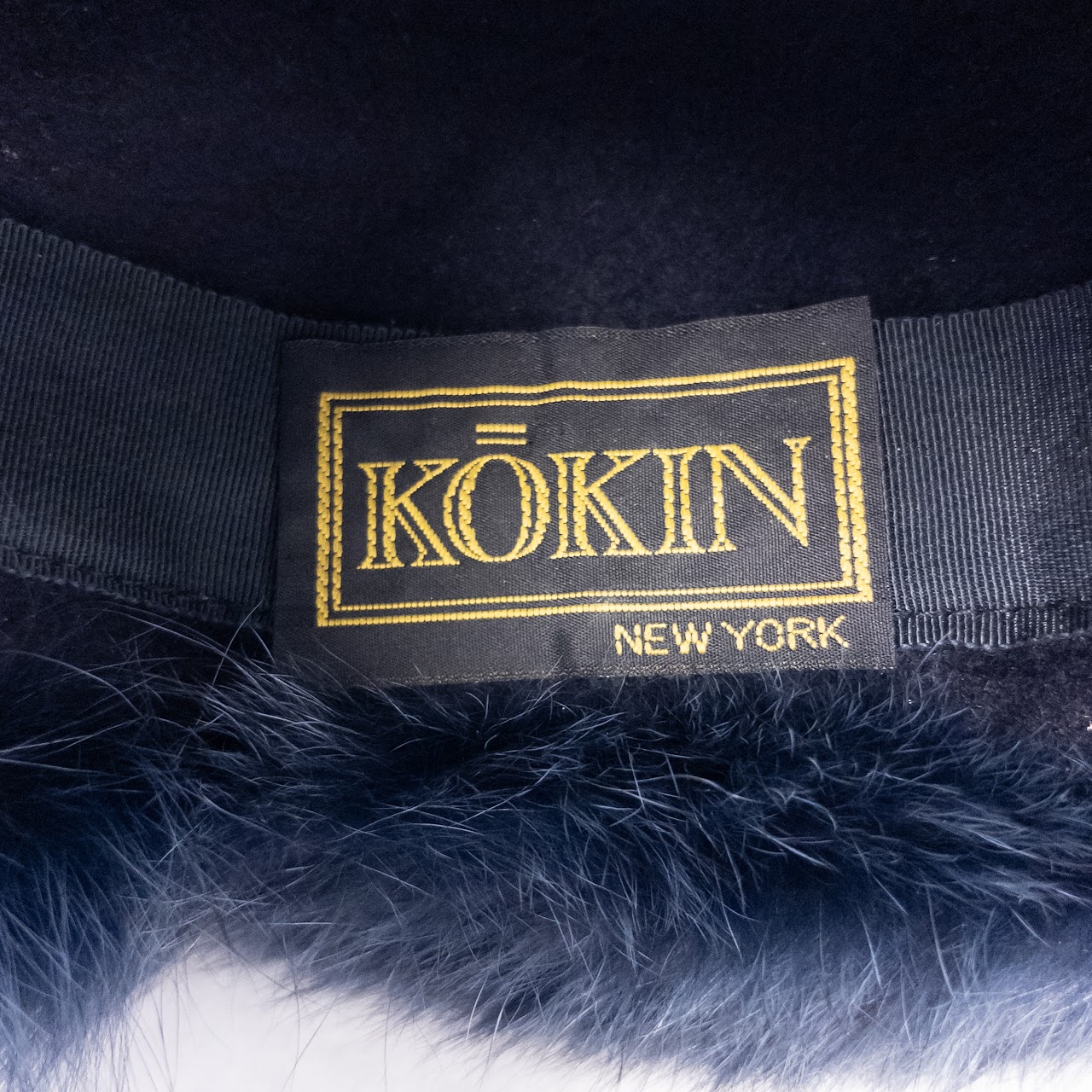 Kokin New York Fur Rimmed Hat