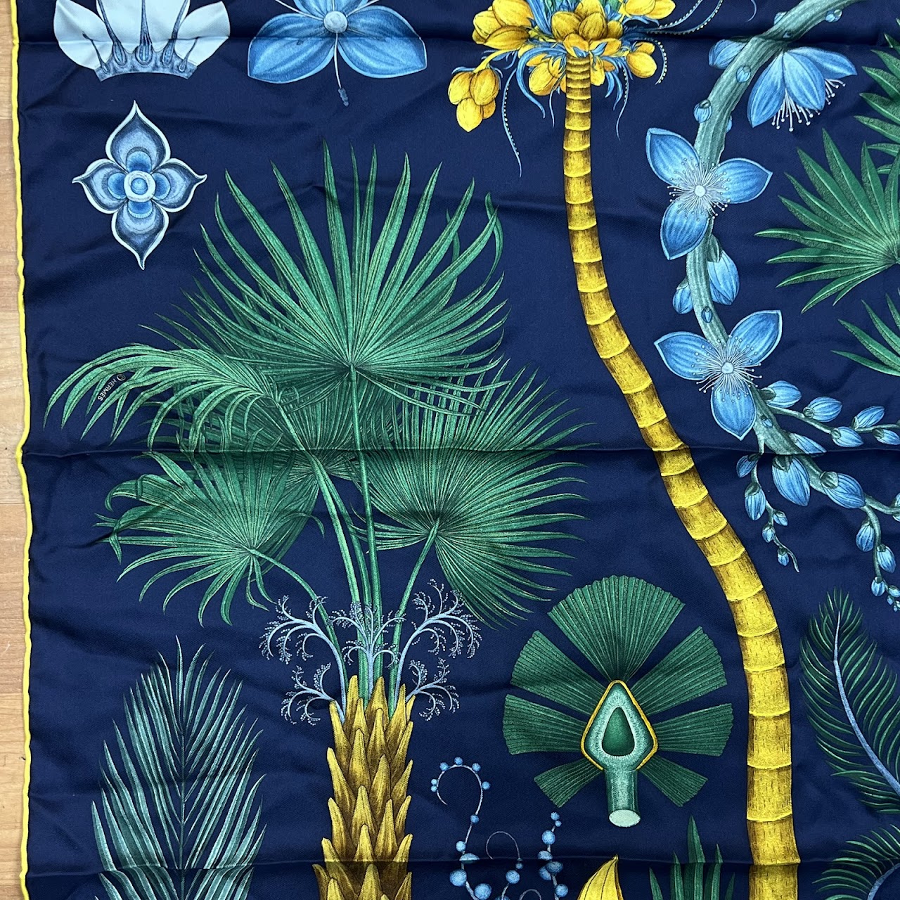 Hermès Index Palmarum Carre 90 Silk Scarf