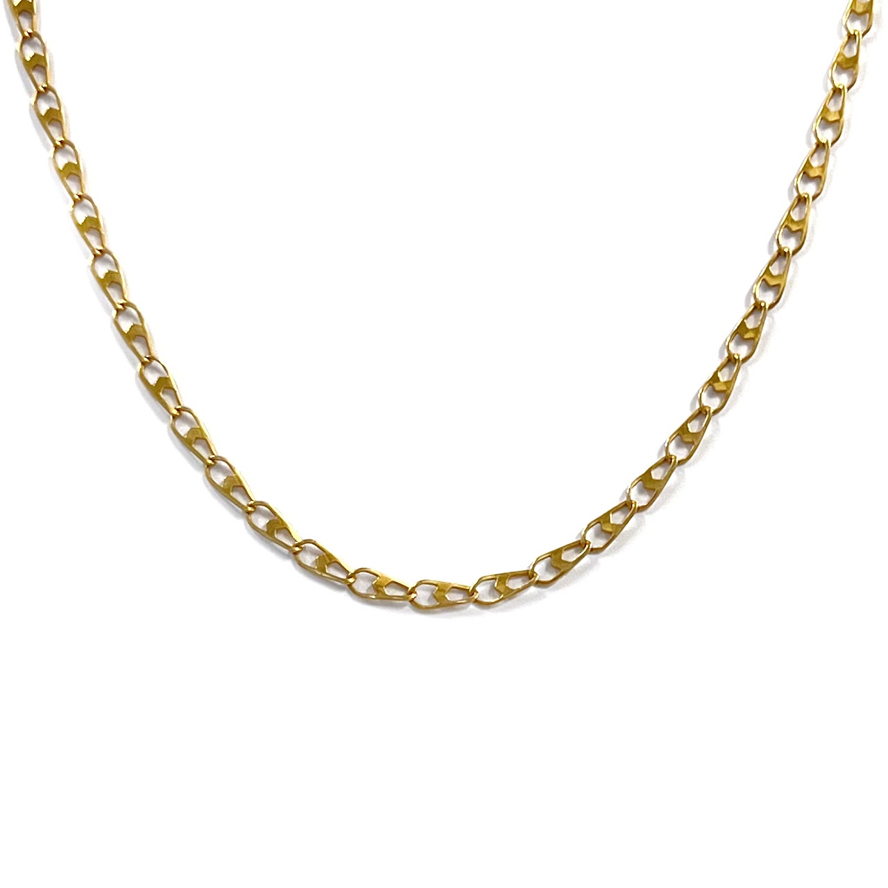 14K Gold Link Chain Necklace