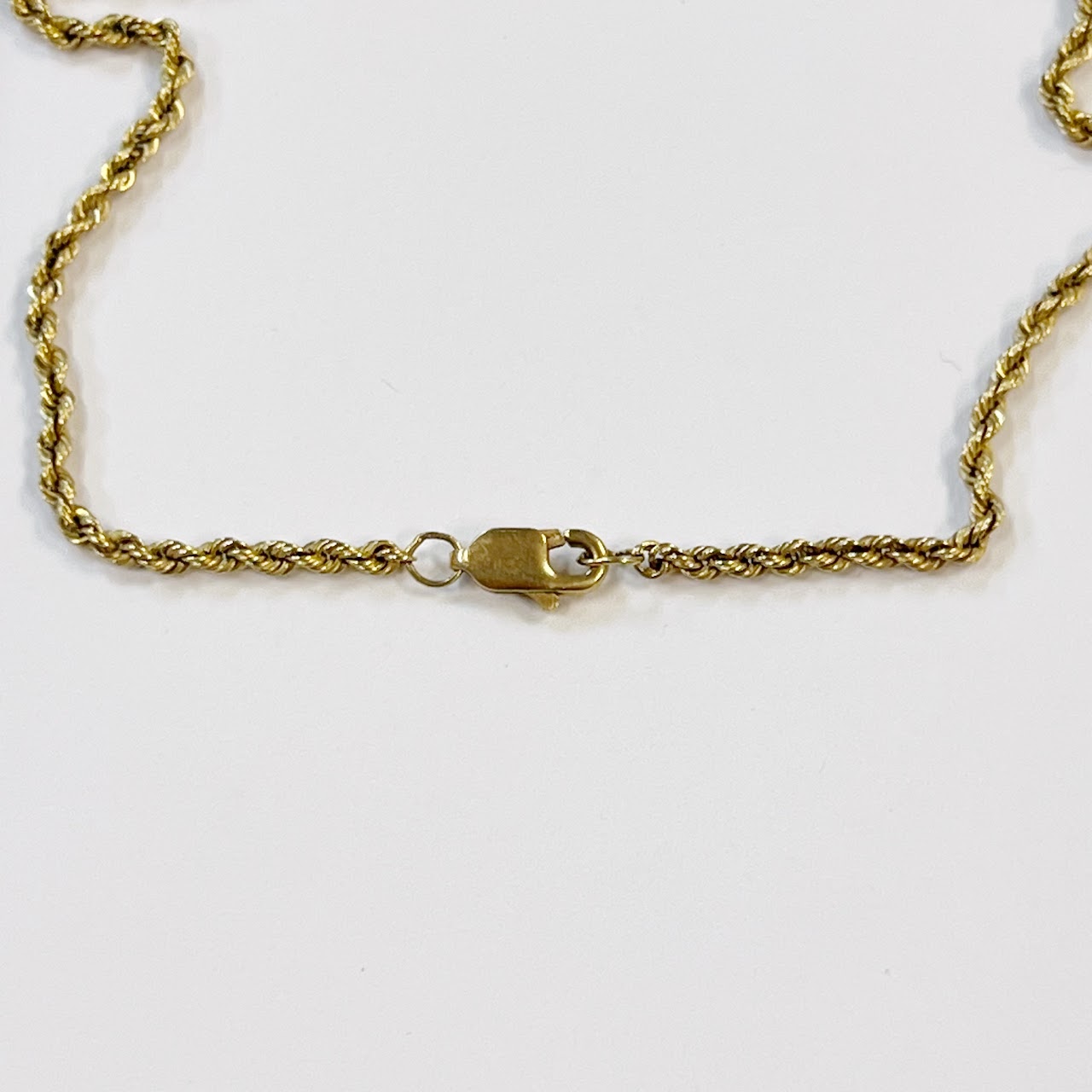 14K Gold Twist Chain Bracelet