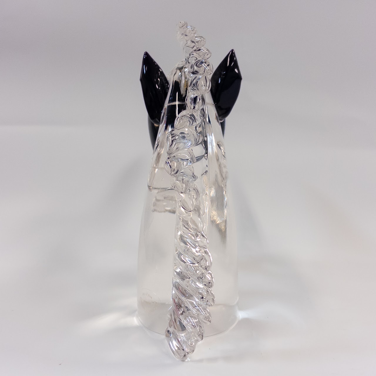 Archimede Seguso Murano Art Glass Unicorn Head